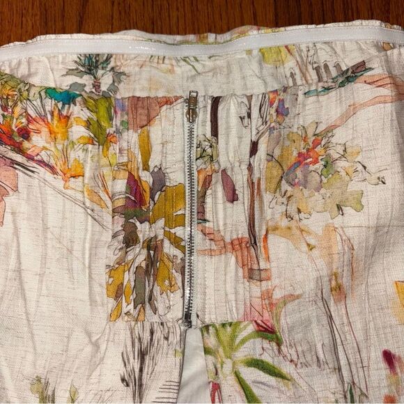 HEYCHIC NWT Multicolor Tropical Art Print Blouse Top – Size 10 - Picture 4 of 6